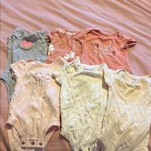 Carters NB diaper shirt set